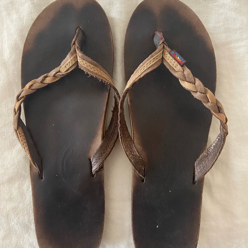 Rainbow Flip flops